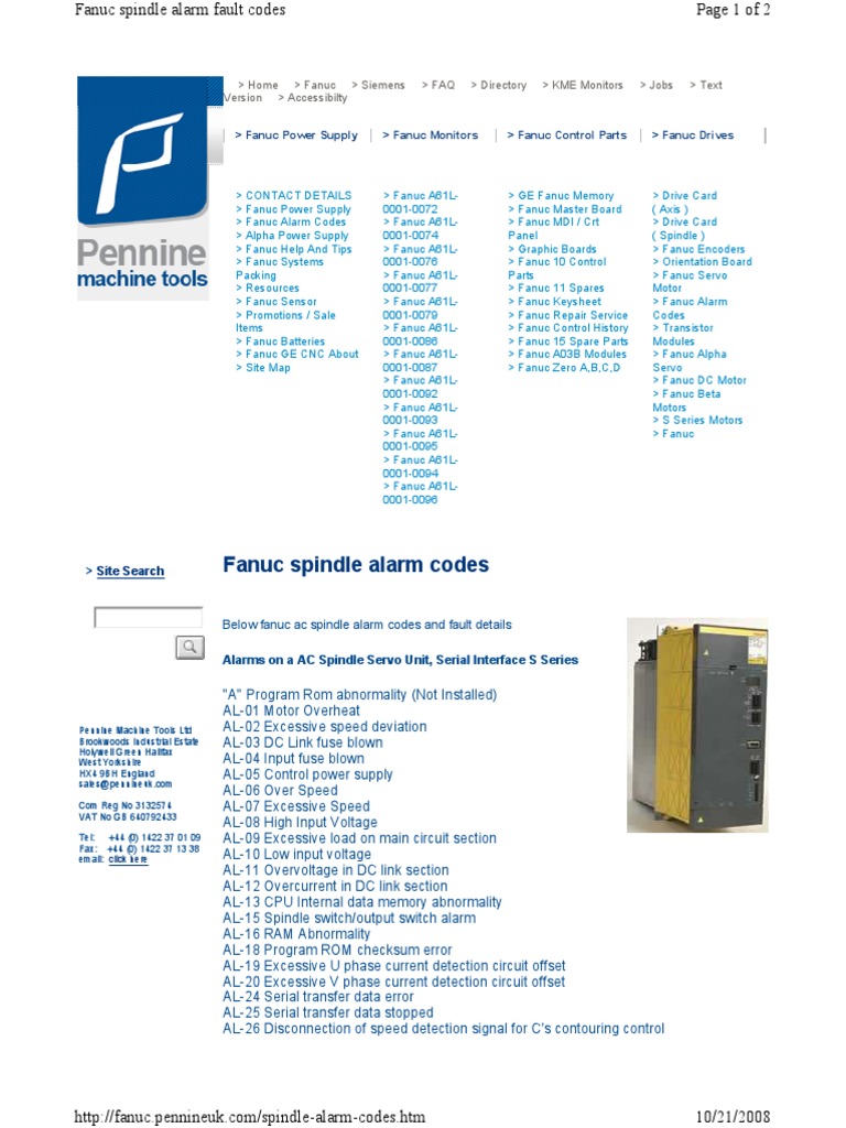 Spindle Alarm Codes PDF Computer Science Computer Engineering
