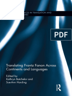 Kathryn Batchelor - Sue-Ann Harding - Translating Frantz Fanon Across Continents and Languages (2017, Routledge)