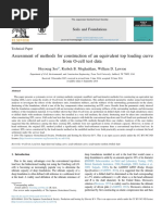 Assessment of Methods For Construction From O-Cell Test Data