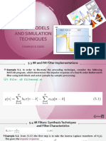 Filter Models and Simulation Techniques