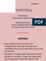 Kemahiran Mengeja (I)