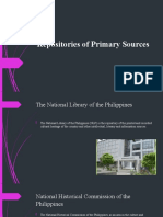 Repositories of Primary Sources