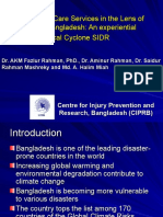 Disaster Health Care Services in The Lens of Injury Care in Bangladesh: An Experiential Analysis of Tropical Cyclone SIDR