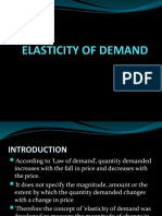 Elasticity of Demand