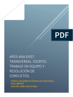 Ap03 Aa4 Ev07 Transversal Escrito Trabajo en Equipo y Resolucion de Conflictos