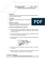 INSTRUCTIVO PARA USO DE PULSOXIMETROS - SAINT GOBAIN