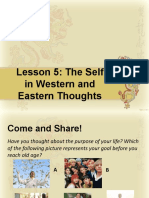 Lesson 5: The Self in Western and Eastern Thoughts