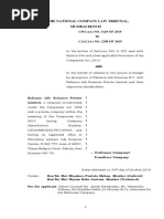 Reliance Life - Minutes of Order - CP (CAA) NO. 3129 OF 2019 On 24.10.2019