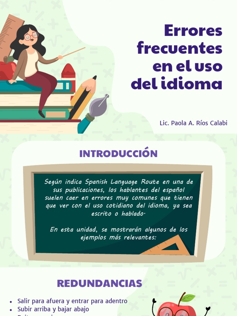 Errores comunes en el español escrito | PDF | Verbo | Alá