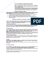 Importancia de La Planificación y Organización en El Trabajo