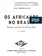 Rodrigues 1935 Os Africanos No Brasil