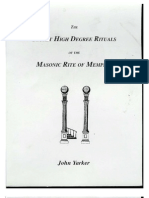 John Yarker - The Secret High Degree Rituals of the Masonic Rite of Memphis