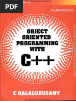 Balaguruswamy Object Oriented Programming With C - Fourth Edition