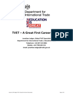 Concept Paper - TVET A Great First Career Choice