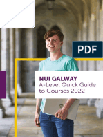 Nui Galway: A-Level Quick Guide To Courses 2022