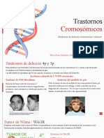 Trastornos Cromosómicos - Síndromes de Deleción Cromosómica