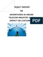 Advertising Effectiveness On Telecom Ind - Project