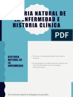 Historia Natural de La Enfermedad e Historia Clínica ELISA