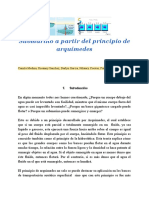 Submarino A Partir Del Principio de Arquímedes