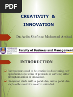 Ent300 3 Creativity & Innovative