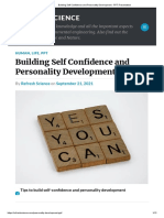 Building Self Confidence and Personality Development - PPT Presentation