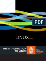 An Introduction To Linux: by CIM Support