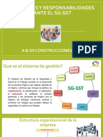 Capacitacion Roles y Responsabilidades en Sst Empresa a & Ds Construcciones