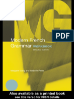 Modern French Grammar Workbook