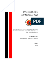 Desarrolla Una Estructura Organizativa y Operacional de Una Empresa Grande de Servicio Post Venta en El Campo de La Industria Automotriz. (Qu