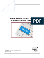 Study Abroad Career Plan: A Guide For Advising Students