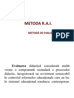 137990130 Metoda RAI Metoda de Evaluare
