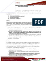 Conocimientos Pedagogicos - Principios de La Educación