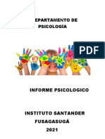 Informe de Psicologia 2021