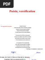 Cours 1 La Versification | PDF | Rime dans la poésie | Poésie