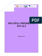 Splosna Prehrana Zivali