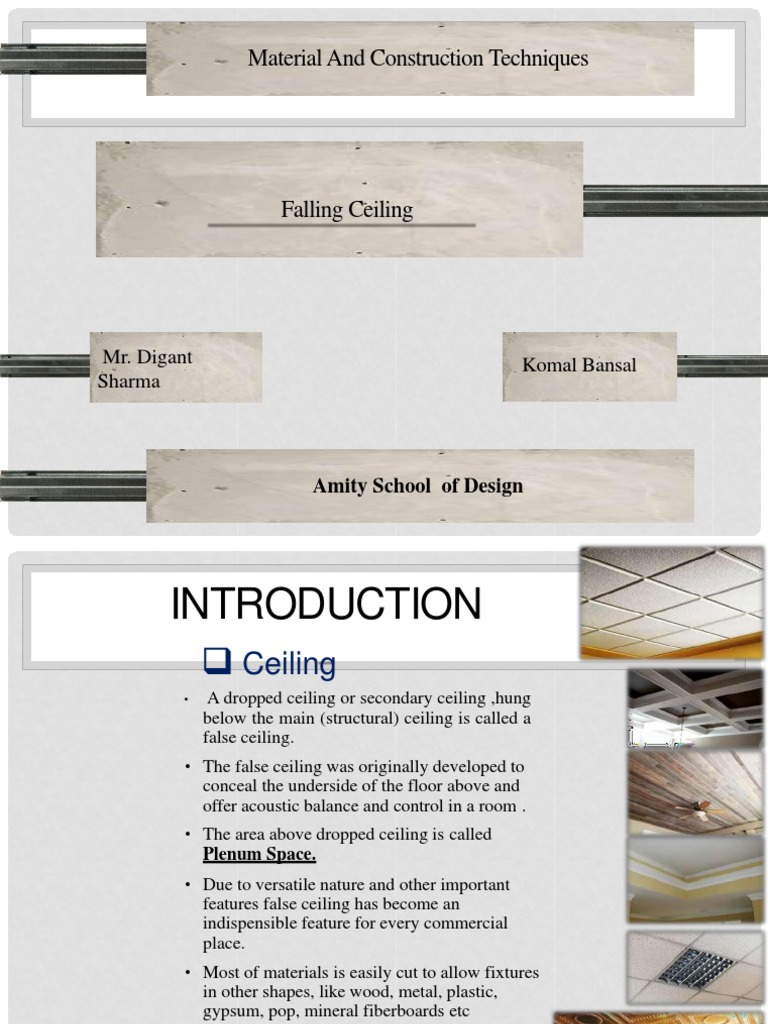 Construction Techniques | PDF | Ceiling | Plaster