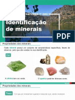 C.Identificação de Minerais