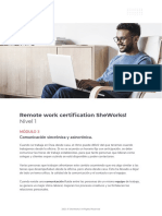 Remote Work Certification Sheworks!: Nivel 1