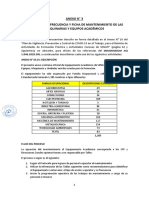 ANEXO 3 - CRONOGRAMA FRECUENCIA Y FICHA DE MANTENIMIENTO DE LAS MAQUINARIAS Y EQUIPOS ACADÉMICOS