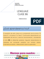 Lenguaje Clase 86