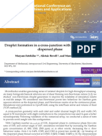 Droplet Formation in A Cross-Junction With Non-Newtonian Dispersed Phase