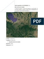 Estudio topográfico de GEOMINER C