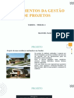 Trilha 1 - Fundamentos Da Gestão de Projetos - Manoel Nascimento