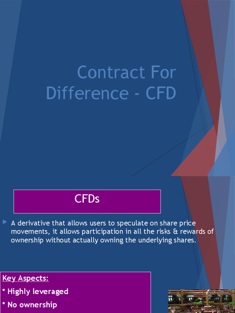 Understanding CFDs: Trading & Accounting | PDF | Contract For ...