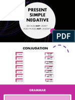 8-9 Present Simple Negative