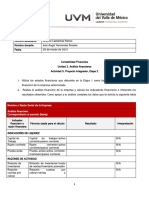 Nombre o Razón Social de La Empresa: Análisis Financiero Correspondiente Al Periodo (Fecha)