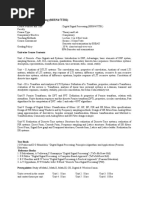 Digital Signal Processing (8SRN4/7IT01) : Unit Wise Course Contents