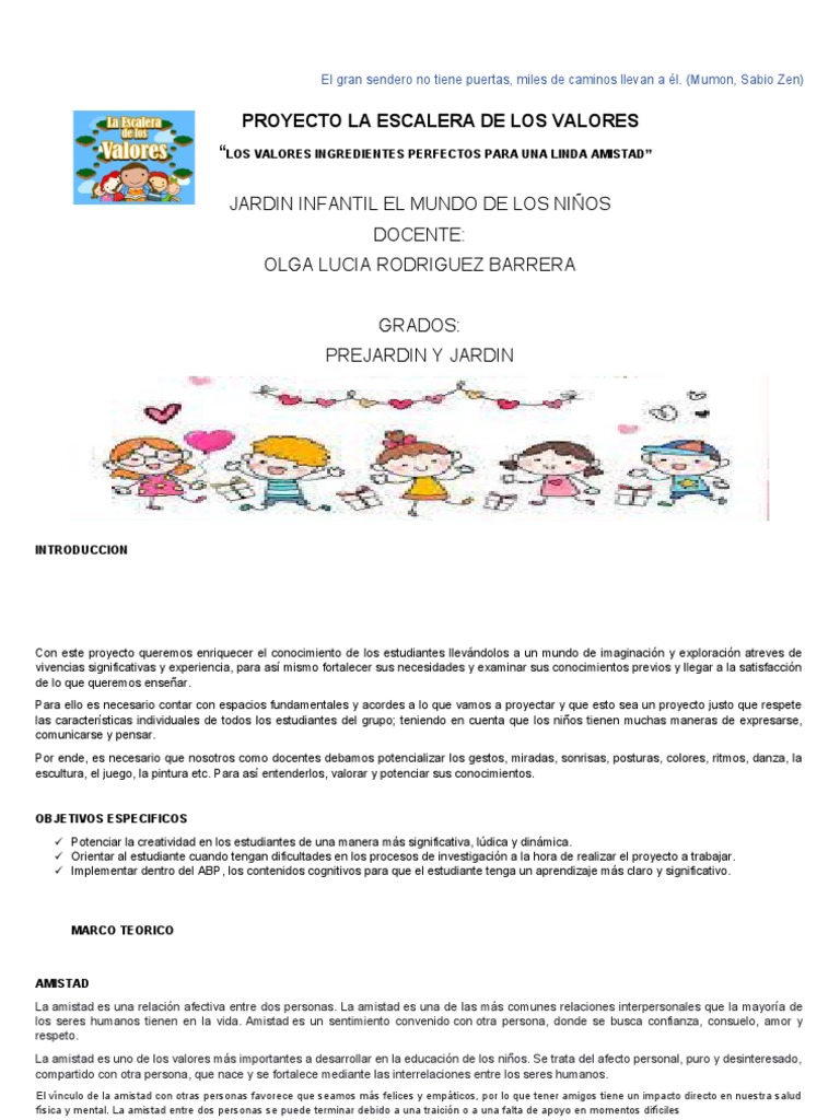 La Escalera de Los Valores | PDF | Autoestima | Amor