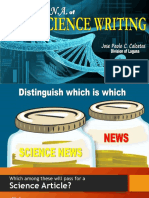 Science and Technology Writing