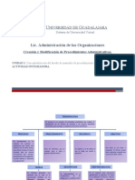 Creación y Modificación de Procedimientos Administrativos Actividad Integradora